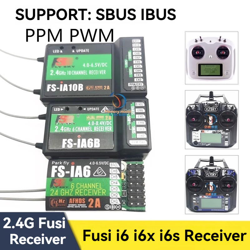 Fpv Drone Receiver - FUSI I6/i6X/i6S Fpv Receiver Compatible with
