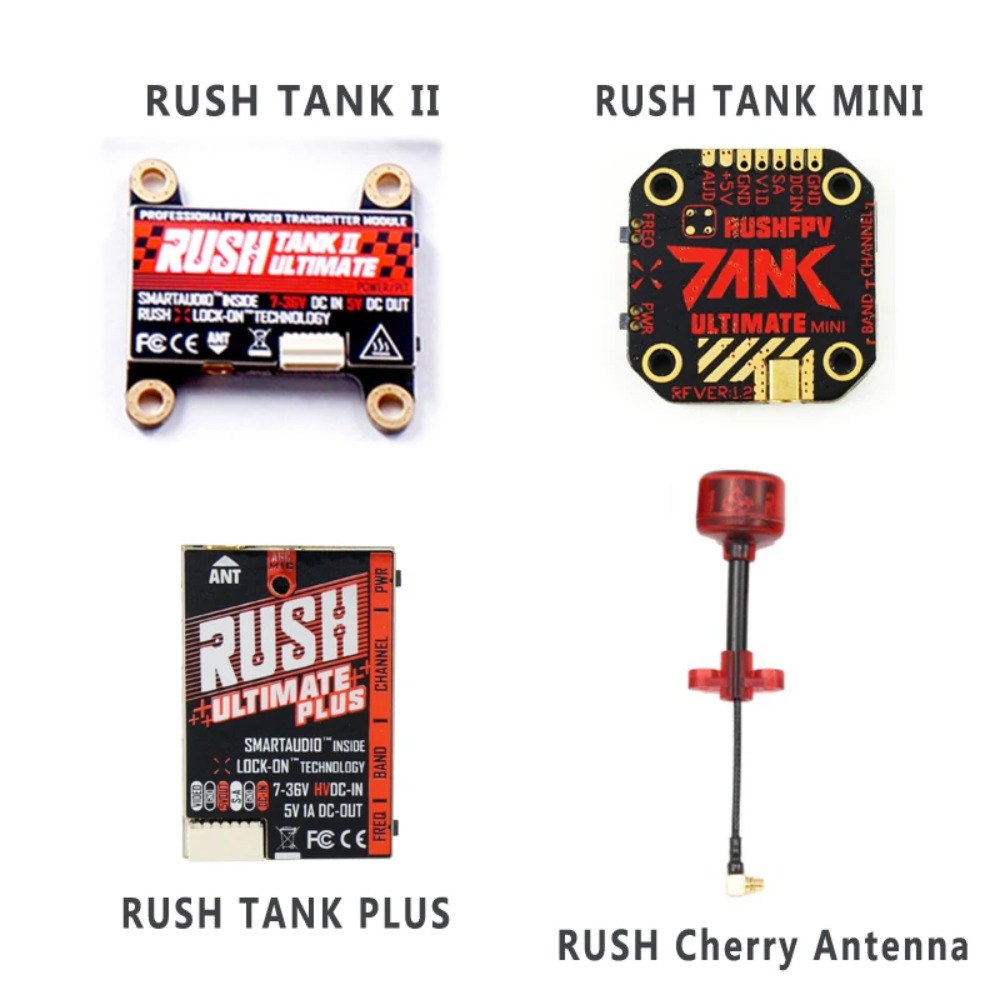 Fpv Drone Frame - RUSH TANK Ultimate II/Mini/ PLUS/solo VTX