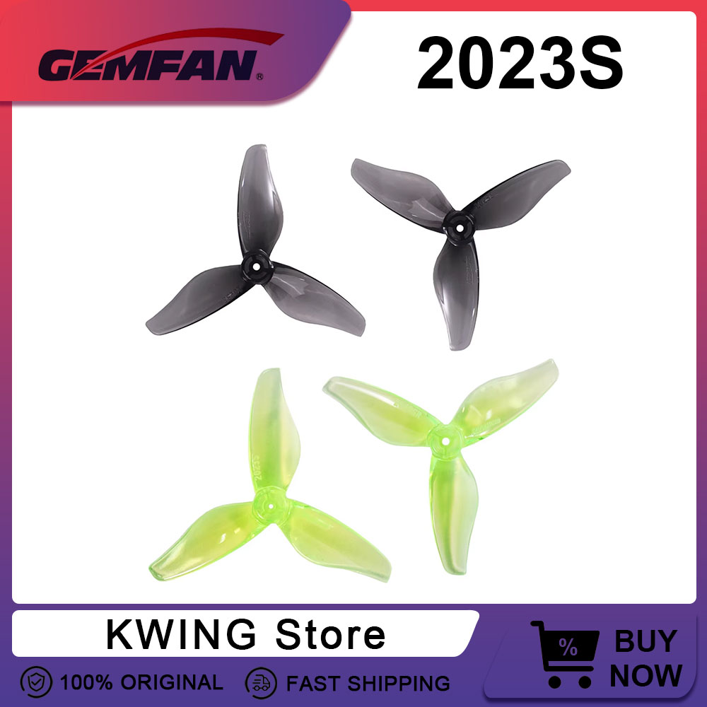 Fpv Drone Propeller - 12Pairs(12CW+12CCW) Gemfan 2023S Hurricane 51mm 3-Blade