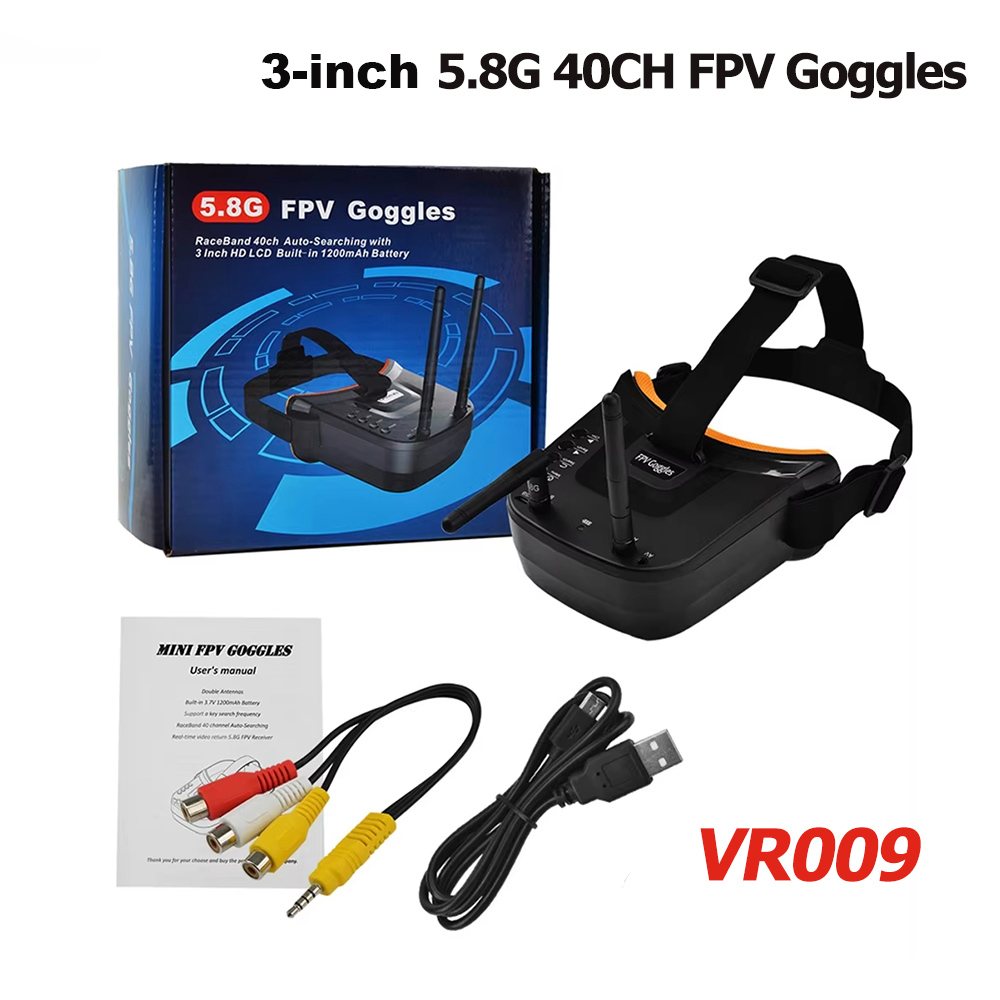 Fpv Drone Goggles - VR009 FPV Video Goggles 3Inch 480*320