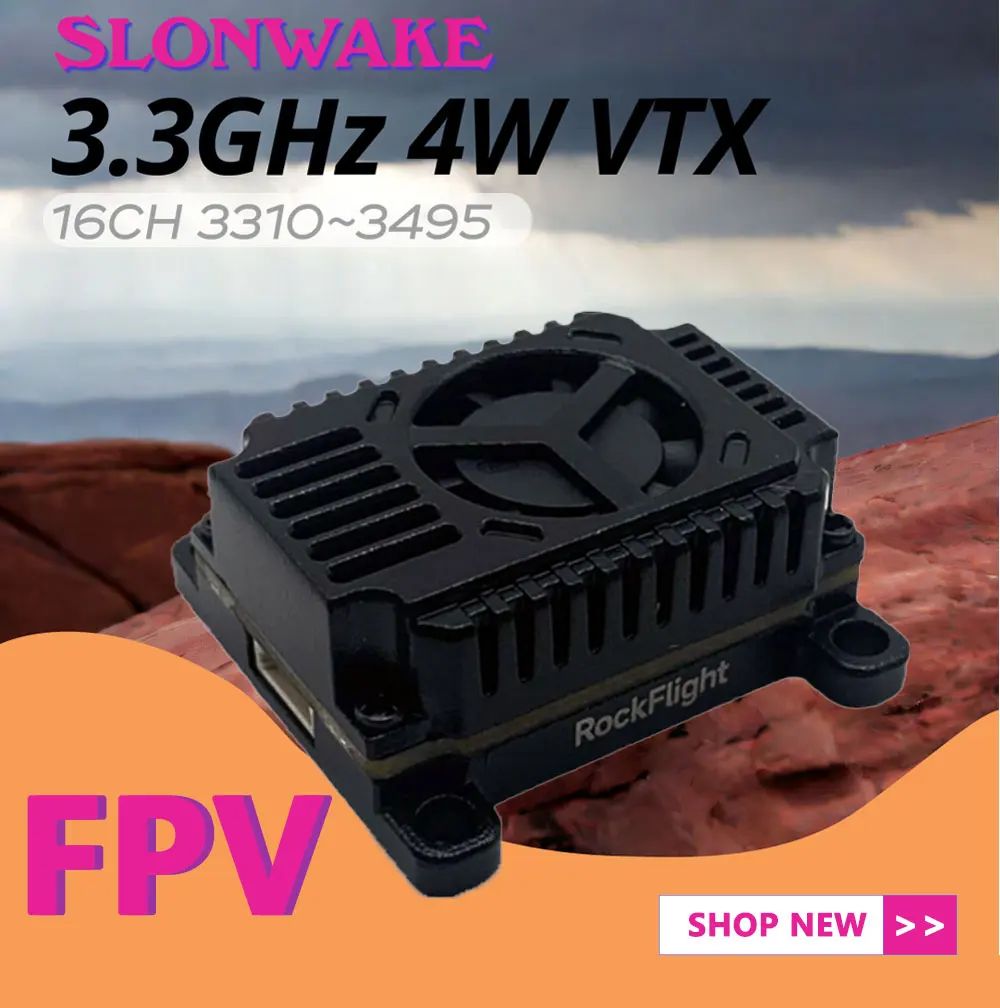 SLONWAKE FPV 3.3G 16CH 4000mW  - đánh giá và giá Fpv Drone Frame