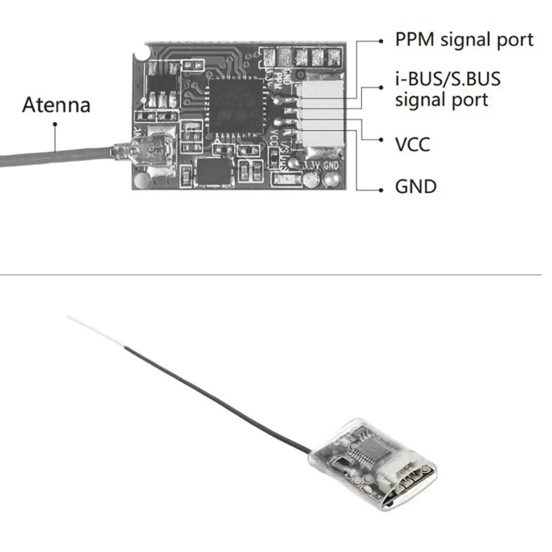 Flysky FS-8A 8CH 18CH Mini Rec - đánh giá và giá Fpv Drone Flight Controller