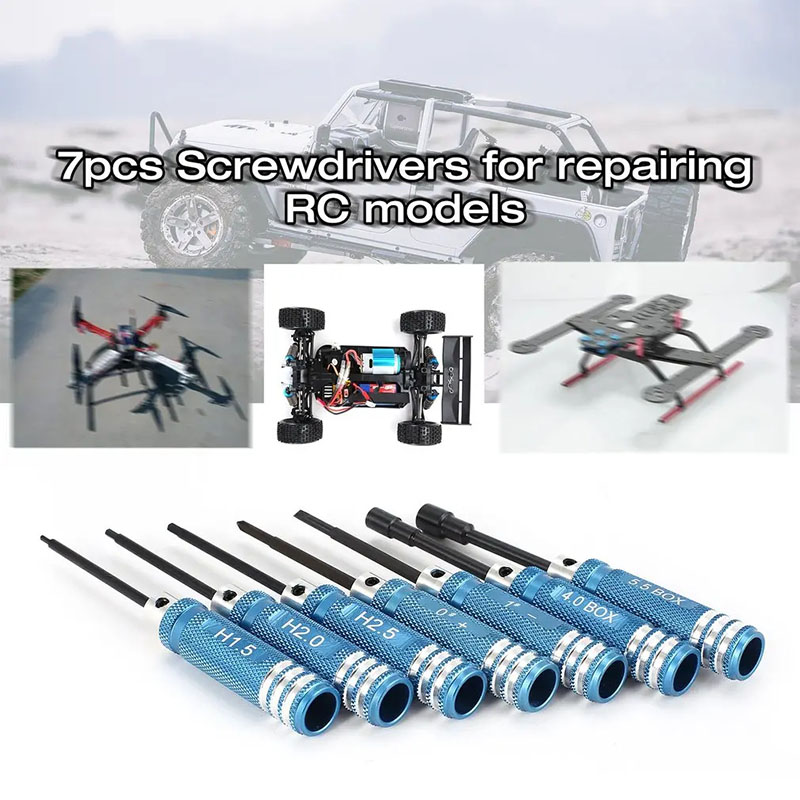 7Pcs 1.5 2.0 2.5mm RC Hex Driv - đánh giá và giá Fpv Drone Tool Kit