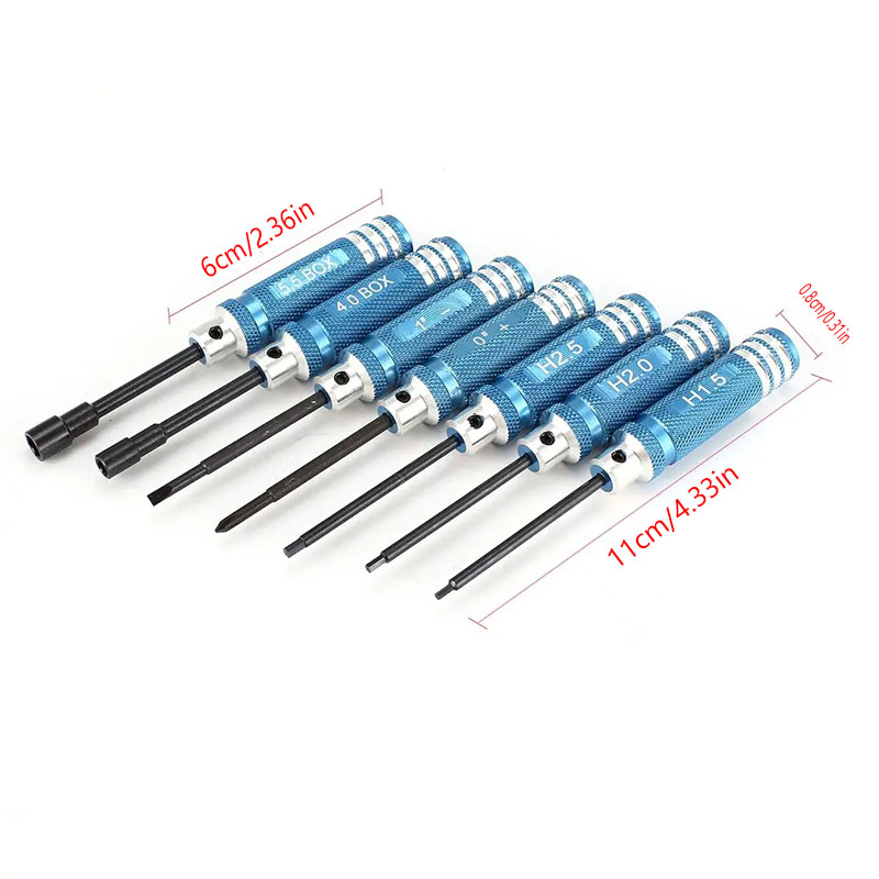 7Pcs 1.5 2.0 2.5mm RC Hex Driv - đánh giá và giá Fpv Drone Tool Kit