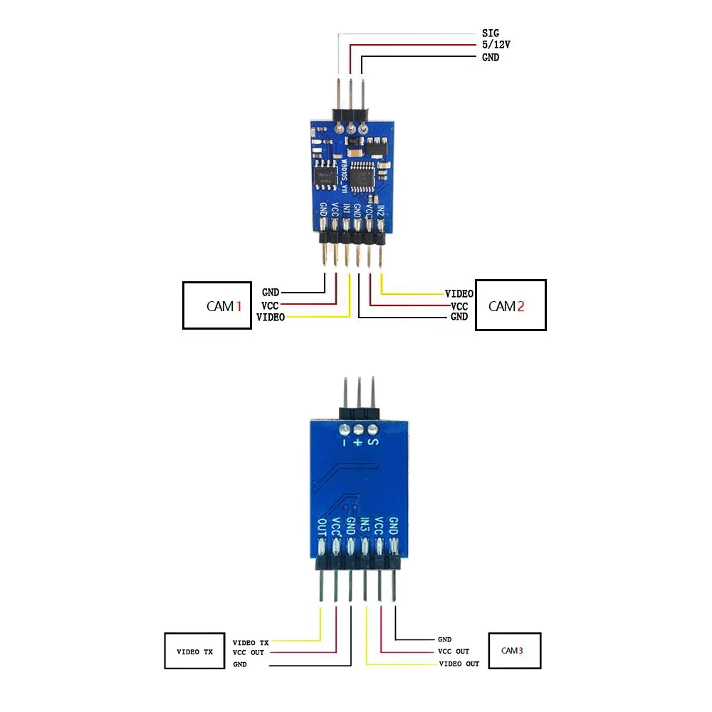 5.8G 3 Channel Video Switcher  - đánh giá và giá Fpv Drone Battery