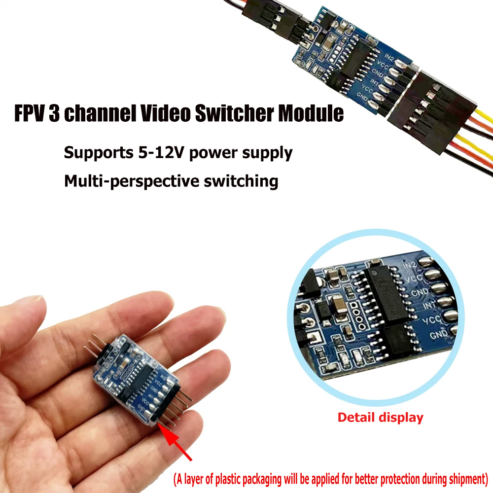 5.8G 3 Channel Video Switcher  - đánh giá và giá Fpv Drone Battery