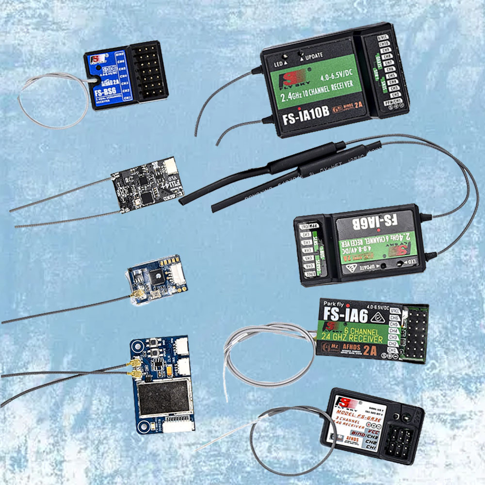 Flysky RC Receiver FS-IA6 IA6B - đánh giá và giá Fpv Drone Battery