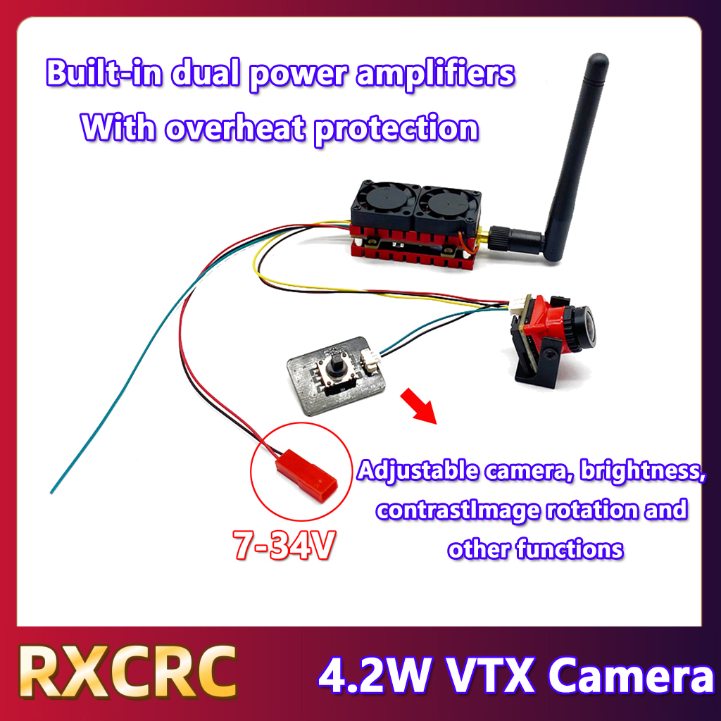 RXCRC 5.8G 48CH 4.2W High Powe - đánh giá và giá Fpv Drone Frame