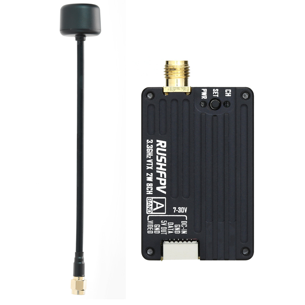 RUSHFPV 3.3G 2W VTX Transmitte - đánh giá và giá Fpv Drone Antenna