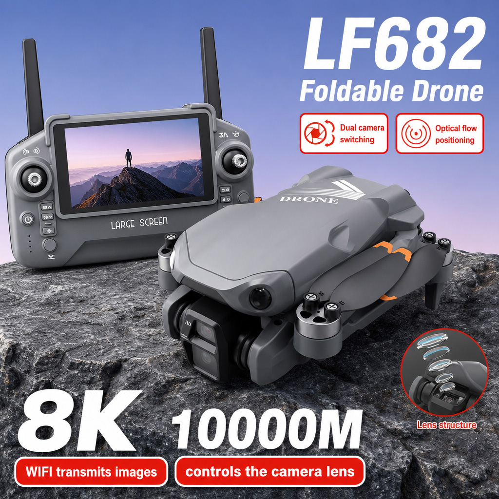 Aerial Photo LF682 Drone 8K HD - đánh giá và giá Fpv Drone Charger