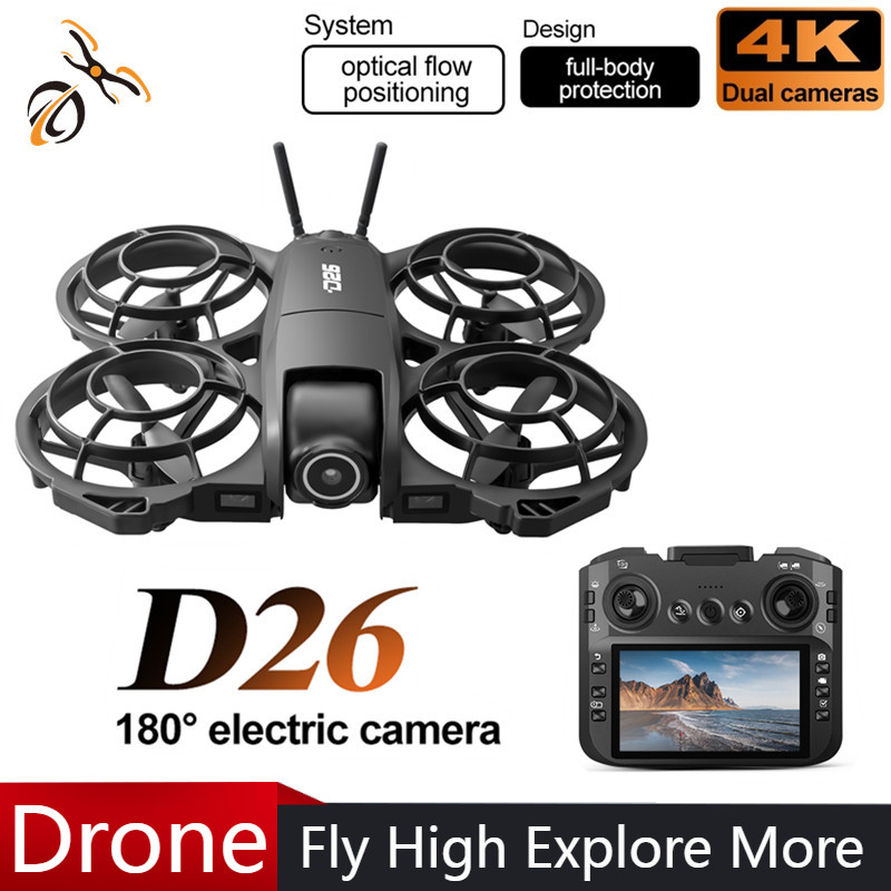 D26 Drone 4K Aerial HD 180° Ca - đánh giá và giá Fpv Drone Charger
