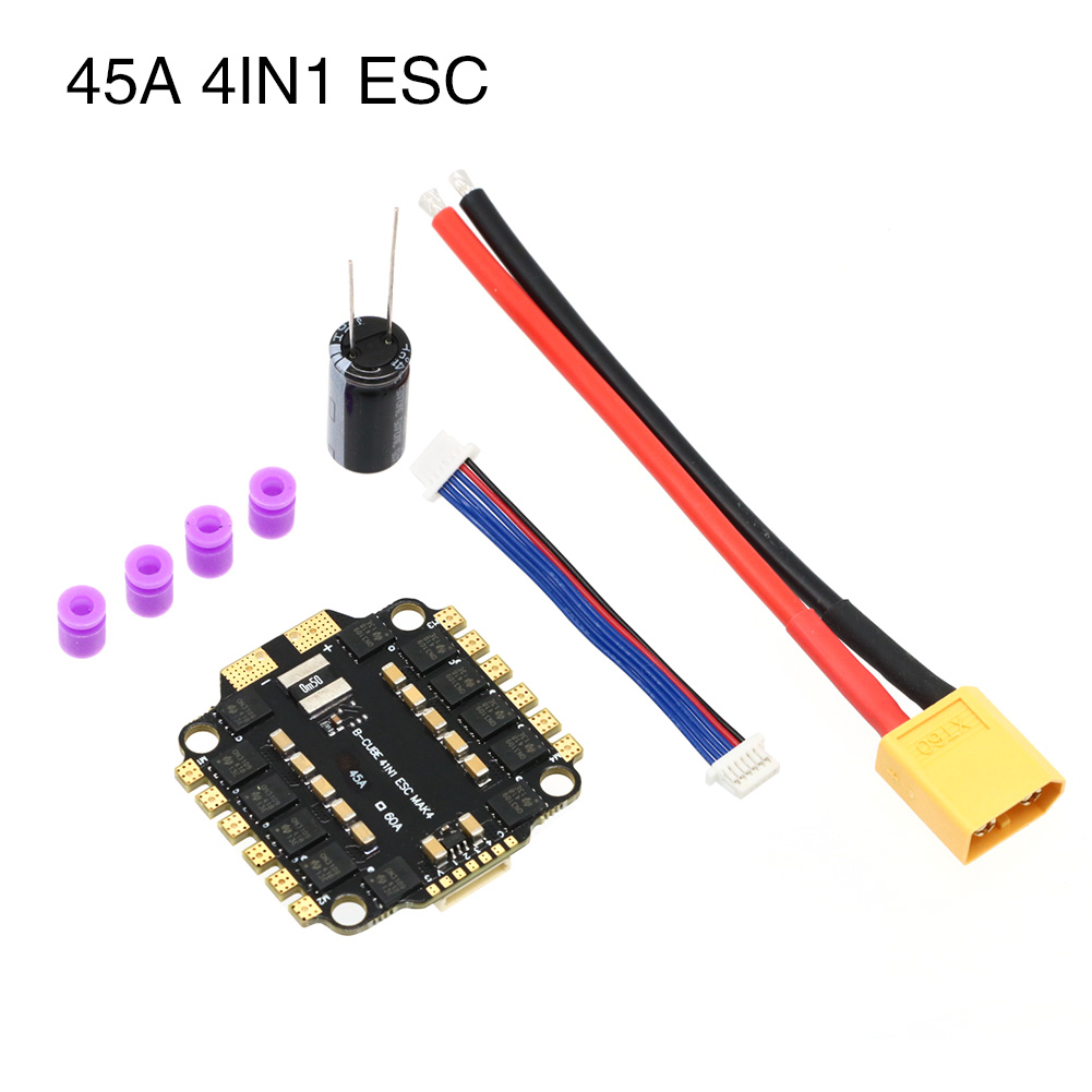 UAngel 4IN1 45A 60A ESC BLHELI - đánh giá và giá Fpv Drone Esc