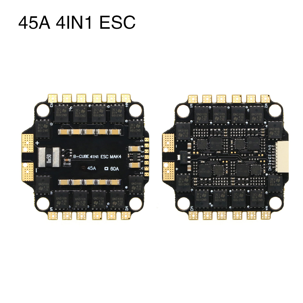 UAngel 4IN1 45A 60A ESC BLHELI - đánh giá và giá Fpv Drone Esc