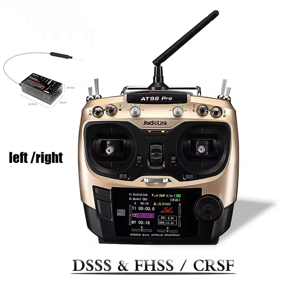 Radiolink AT9SPro 12CH 2.4G DS - đánh giá và giá Fpv Drone Battery