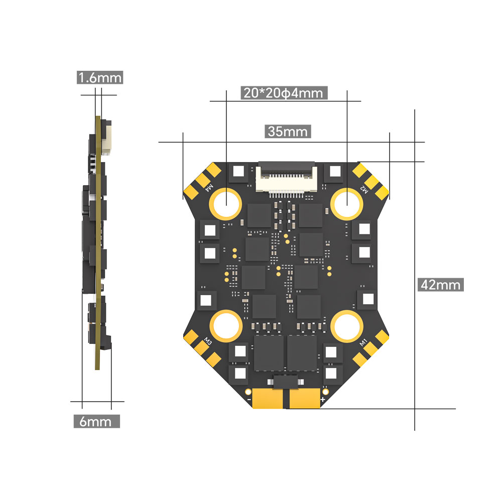 iFlight Borg F7 Mini Stack Fli - đánh giá và giá Fpv Drone Flight Controller