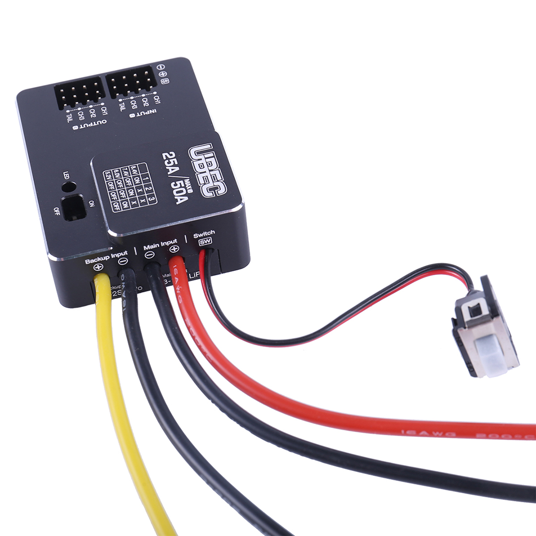 Hobbywing UBEC 25A HV 3-18S Mo - đánh giá và giá Fpv Drone Esc